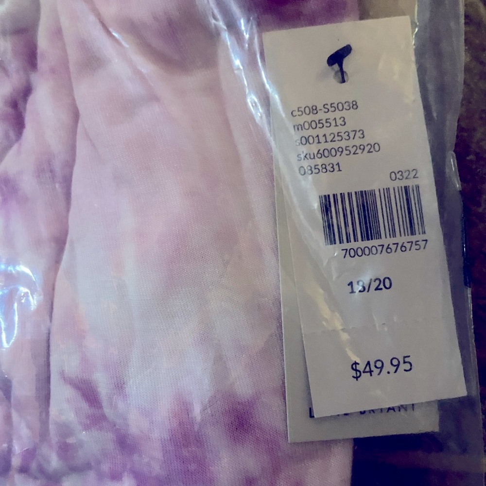 *SOLD* Lane Bryant Tie Dye Babydoll Top 18/20 - Picture 5 of 5